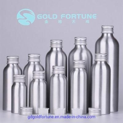 100ml 120ml 250ml 350ml 500ml Sliver Screw Cap Aluminum Wine Vodka Bottle