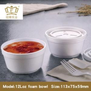 12loz Disposable Foam Bowl