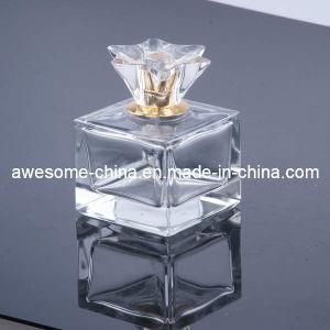 100ml Fancy Purpler Square Glass Bottle