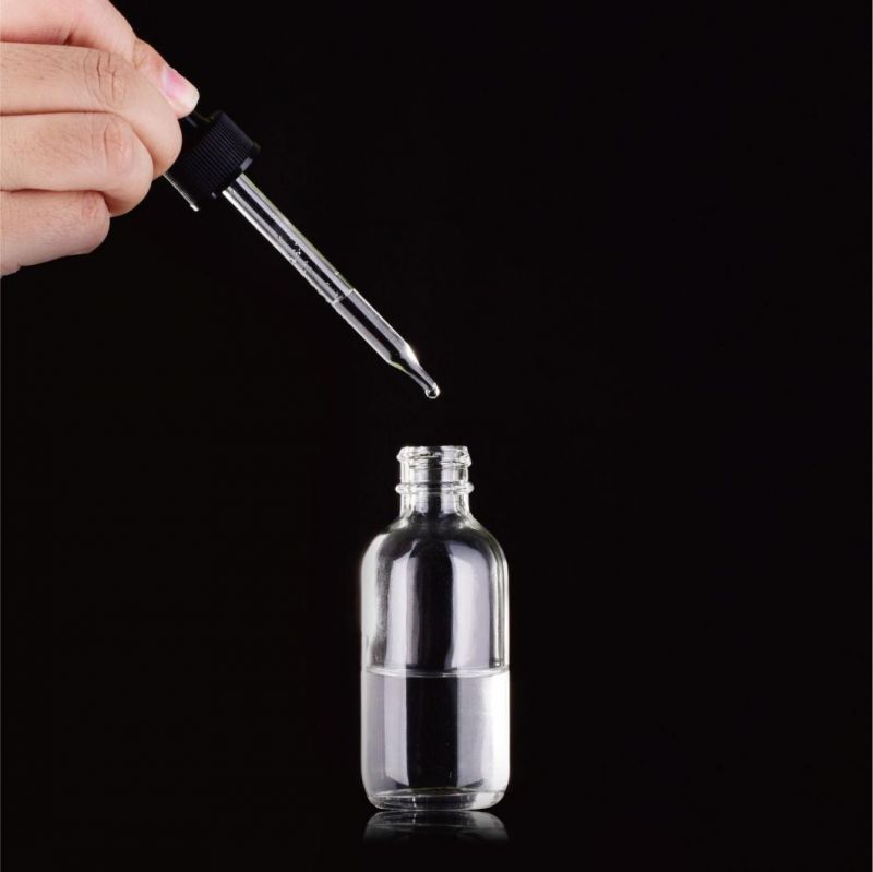 Glass Bottle with Pure Dropper Perfume Sample Tubes for Essential Oil New Reagent Pipette Refillable Bottle Empty 30/60ml