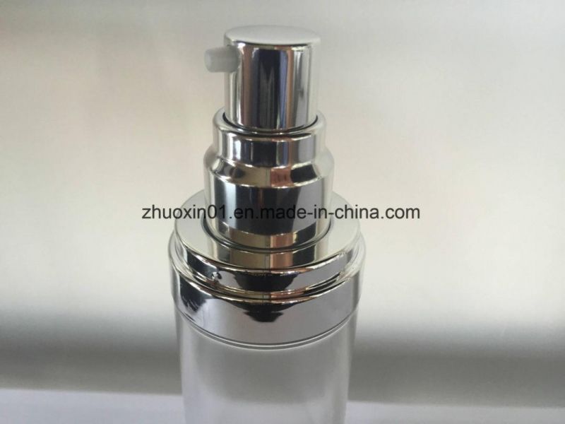 UV Coating Popular Design Plastic Shining Acrylic Airless Bottle