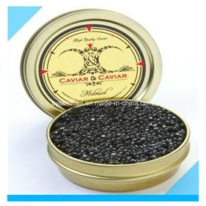 Tinplate Vacuun Box_for Packaging 30g Black Caviar
