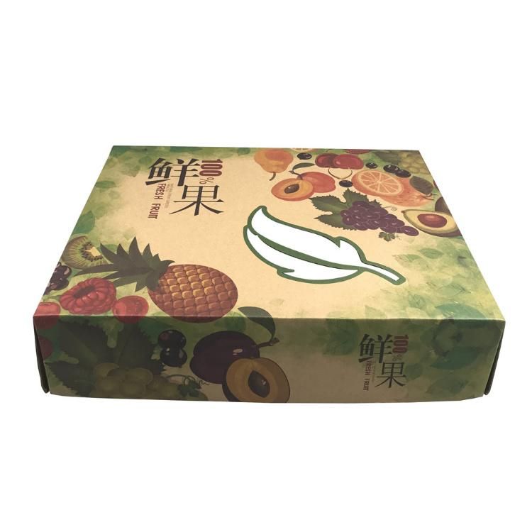 Folding Corrugated Paper Box Carton for Fruit