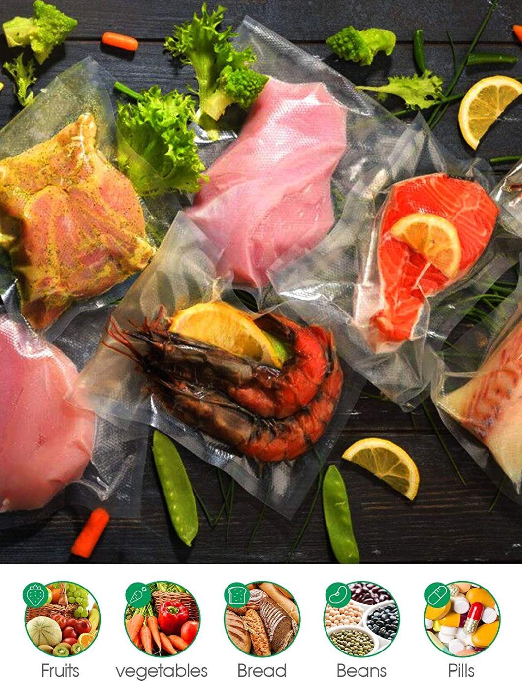 Food Grade Vacuumbag Preservation Reusable Silicone Food Storage Bag