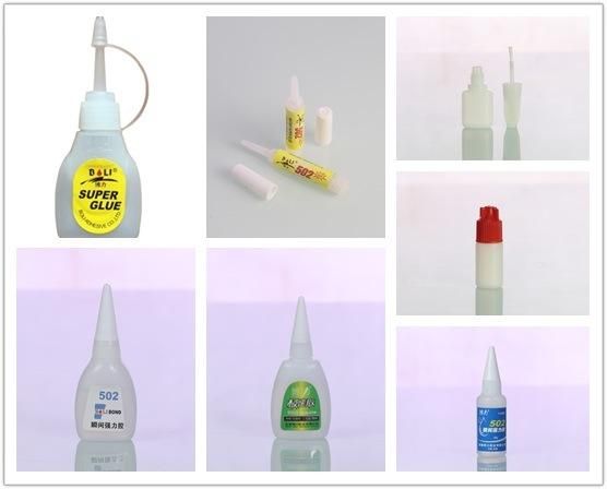 China Factory 5g HDPE Super Glue Bottle with Brush