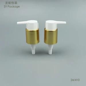 24 mm Long Nozzle Electroplate Gold /Sliver Cream Pump with Clip