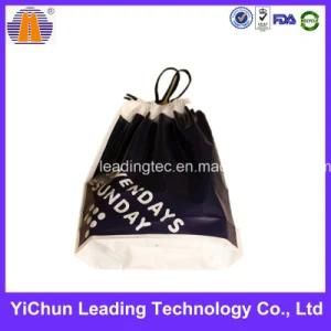 Customized Printed HDPE Shopping Gift Plastic Rope Handle Bag