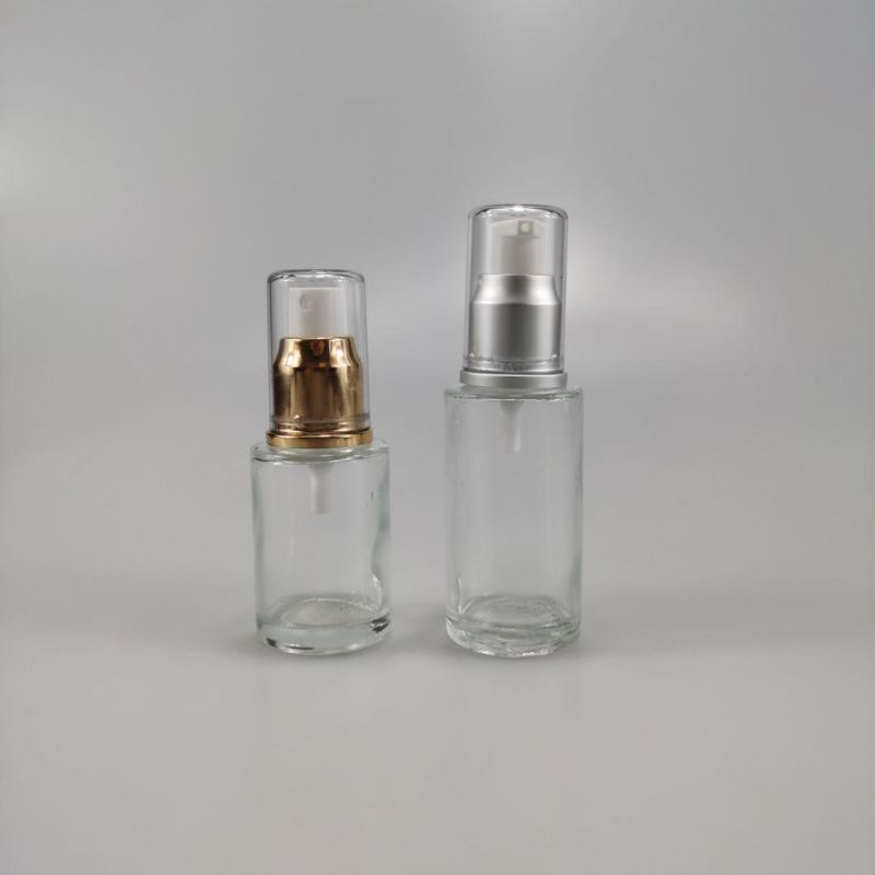 30ml 40ml 50ml 80ml 100ml 120ml Bullet Round Shape with Cover Translucent Fine Spray Frosted Glass Bottle Spray Bottle