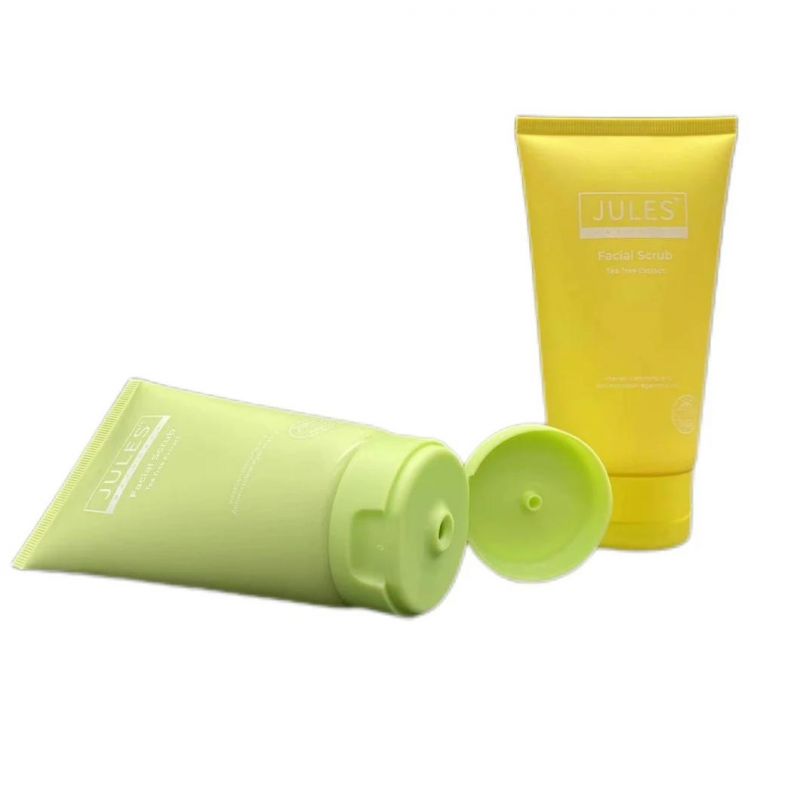 Cosmetic Tube Facial Cleanser with Customized Cap Packaging Materials
