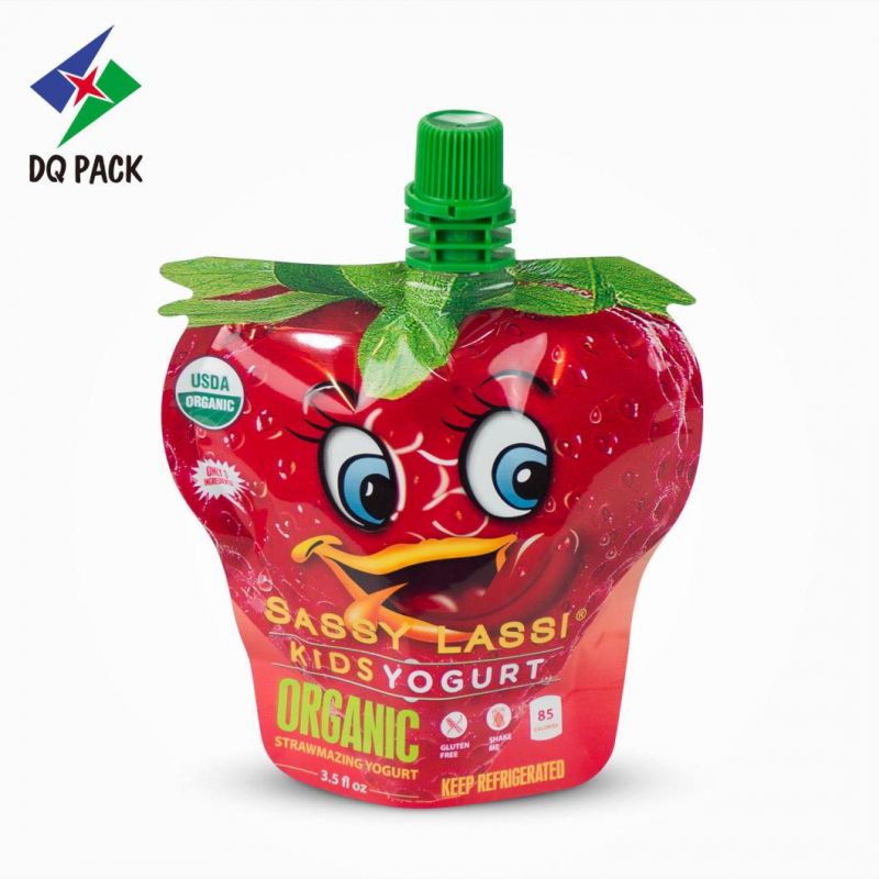 120ml/150ml Stand up Shape Pouch Cherry Liquid Candy Spout Pouch