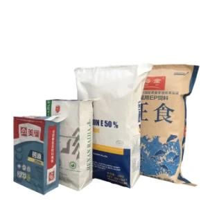 25 Kg 3ply Recyclling Sewing Bottom Paper Sack for Chemical Additive
