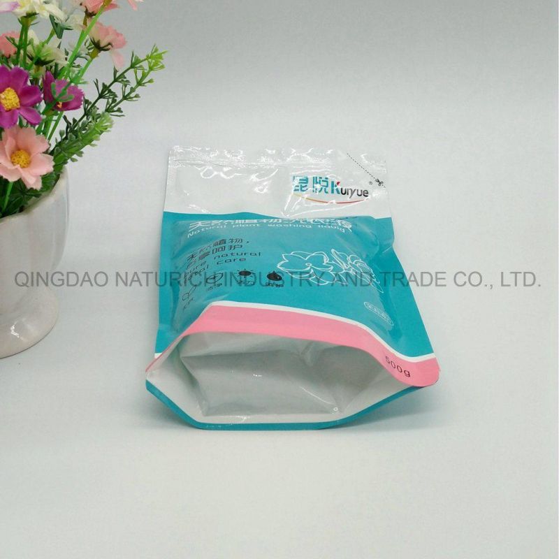 Natural Plant Washing Liqiud Bag Washing Liquid/ Detergent Stand up Pouch with Spout