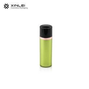 7ml Plastic Cosmetic Samples Airless Bottles with Black Cap