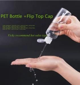30ml Empty Flat Shoulder Clear Amber White Green Blue Plastic Pet Bottle with Mist Spray