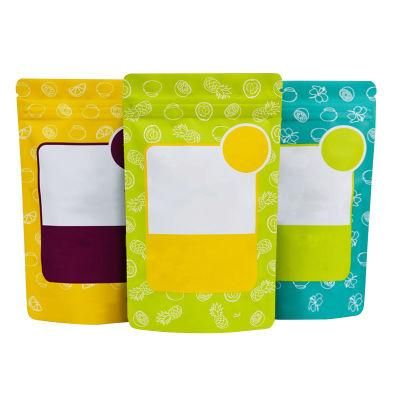 Custom Ziplock Printed Smell Proof Stand up Child Resistant Heat Seal Plastic Matte Design Mylar Bags