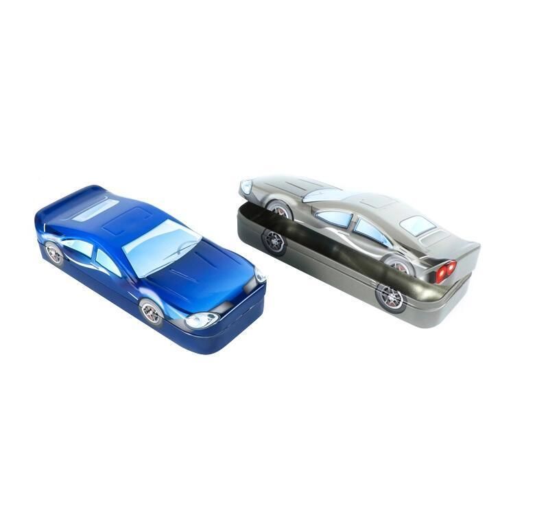 Custom Design Car Shaped Tin Box Children Holiday Gift Tin Box