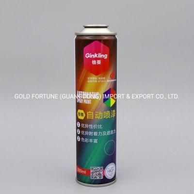 Custom Tinplate Empty Aerosol Spray Can for Hair Spray