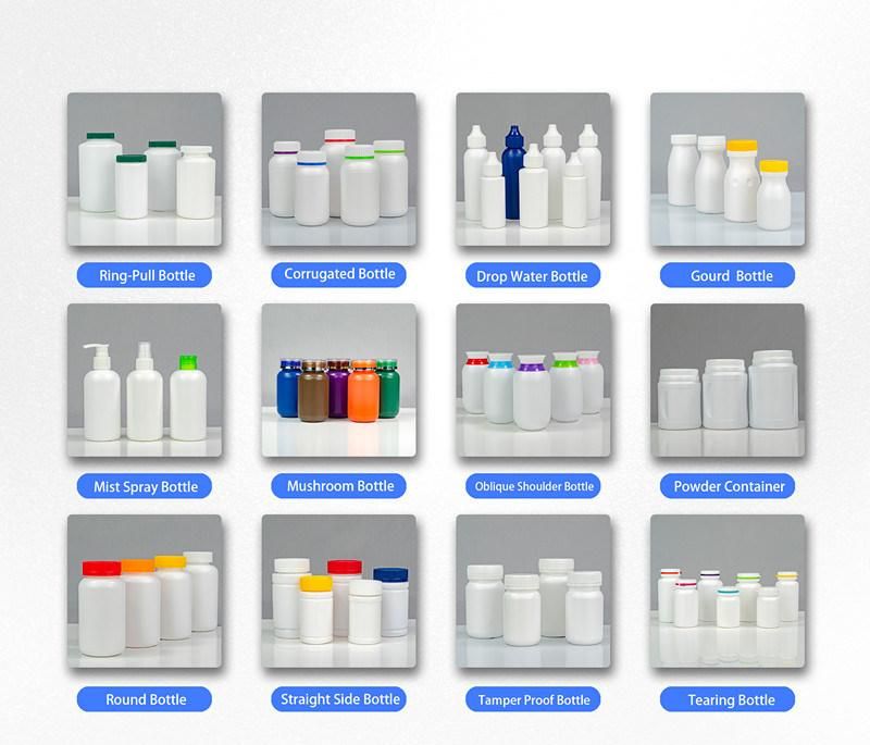 Common Size Colorful Plastic HDPE Packaging Tablets/Capsule/Pill Round Bottle 200ml