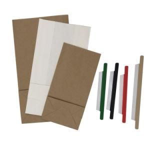 China Factory Various Size Cheap Food Paper Packaging Bags with Tin Tie