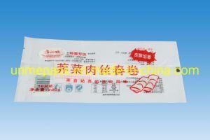 Three Side Heat Sealed Food Packaging Bag for Spring Roll Pastry