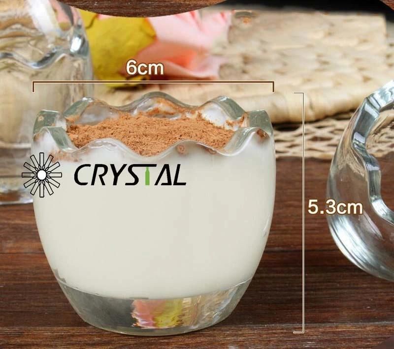 Egg Shell Mousse Cup / Pudding Storage Food Galss Bottle