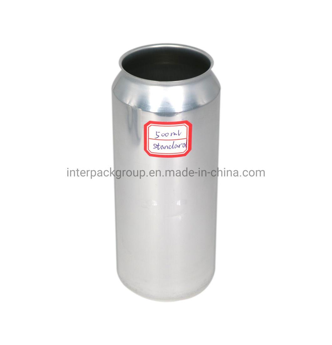 500ml Standard Aluminium Can for Packing Drink Wholesale Aluminum Beer Cans