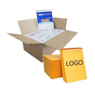 High Quality Shipping Envelope Design Bubble Plastic Orange Poly Bubble Mailer Bag Air Envelopes Bubble Bag