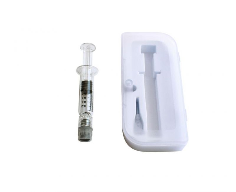 Custom Logo Magnet Glass Syringe Packaging Plastic Box