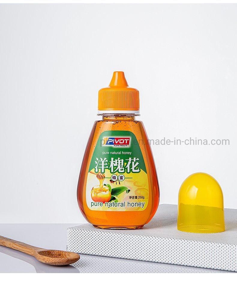 500g Plastic Squeeze Honey Jam Jars Food Grade Pet Honey Bottles Plastic Container
