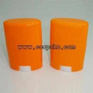 Cos 15g 50g 75g PP Oval Deodorant Stick Container Deodorant Tubes Wholesale Deodorant Container