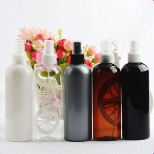 300ml Pet Plastic Round Shoulder Cosmetic Mist Spray Bottle