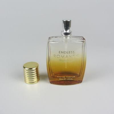 50ml 100ml Matte Black Perfume Glass Bottle with Spray Cap