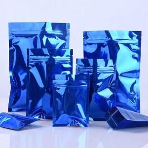 Aluminized Ziplock Bag Provide Free Sample Colored Food Use Plastic and Foil Package Bags Reusable Bag