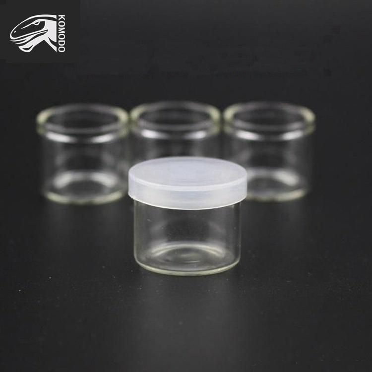 China Supplier Food Grade Latest 6ml Clear Glass Jar