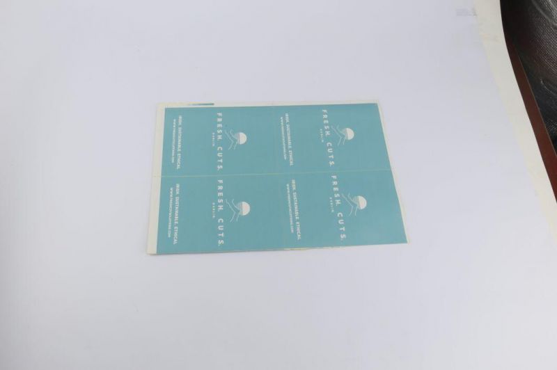 Custom Pint Green Blue Navy Color Paper sticker
