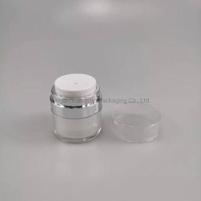 Airless Acrylic Pump Cream Jar Lotion Bottle 30g 50g Cream Bottle