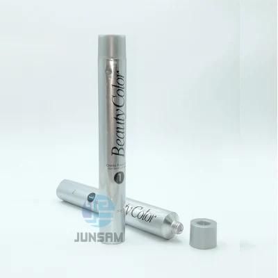 Hair Colorant Tubes Made of Pure Aluminium with Anti Ammonia Cosmetic Packaging