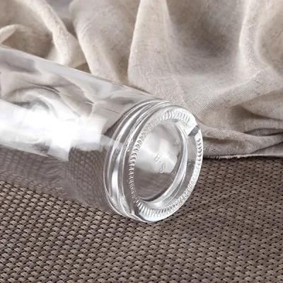 Hot Sale Clear Cylinder Whisky &amp; Rum Glass Bottle