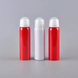 100ml Red Color Plastic Sunscreen Spray Bottle