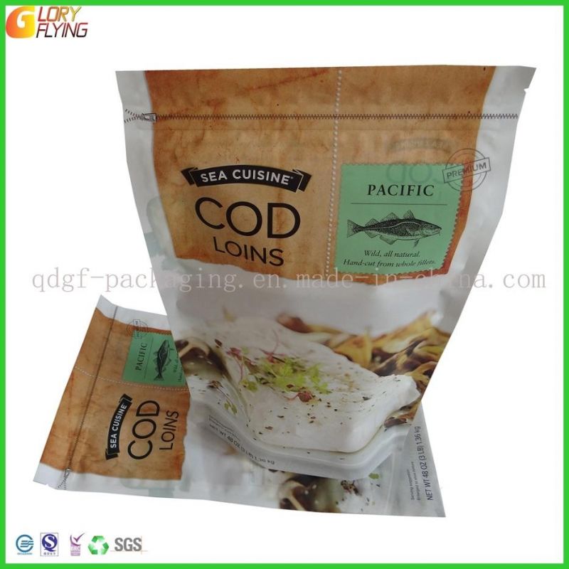 Seafood Mix Frozen Packaging Plastic Bag with Excellent Printing/Bio-Degradable Plastic Packaging Factory