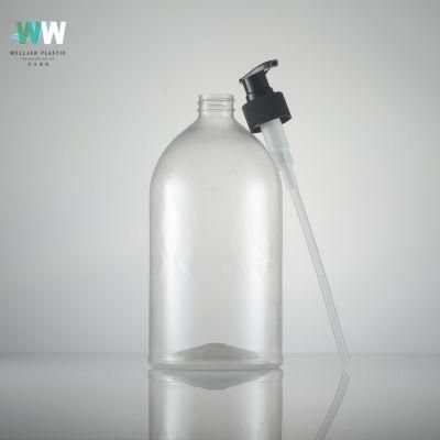 Large Capacity 1000ml Plastic Pet Empty Bottle with Pump Sprayer