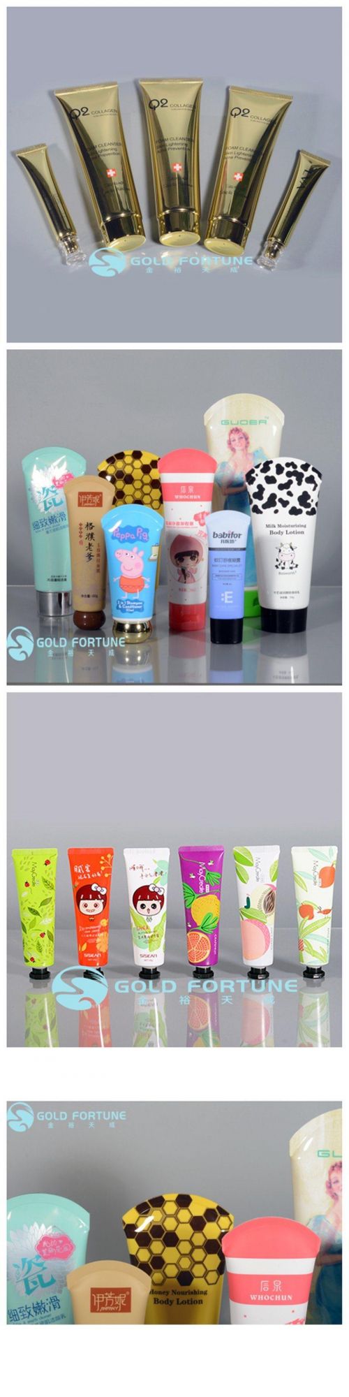 Make up Lotion Container Free Sample OEM Brand and Logo Printing Empty Plastic Tube Package