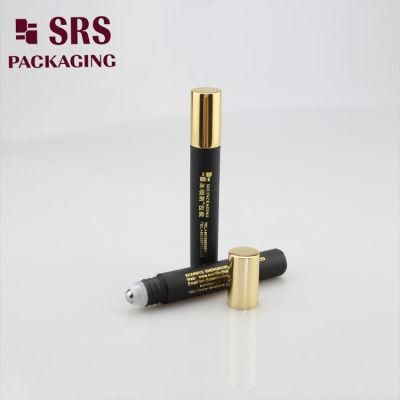 Chinese Manufacturer Black Roll on Bottle 8ml Plastic Perfume Vial