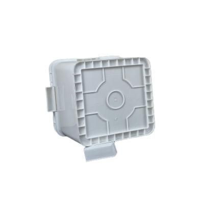 China Factory Price 30 Litre Plastic Square Buckets Food Grade Plastic Buckets with Lid and Handle