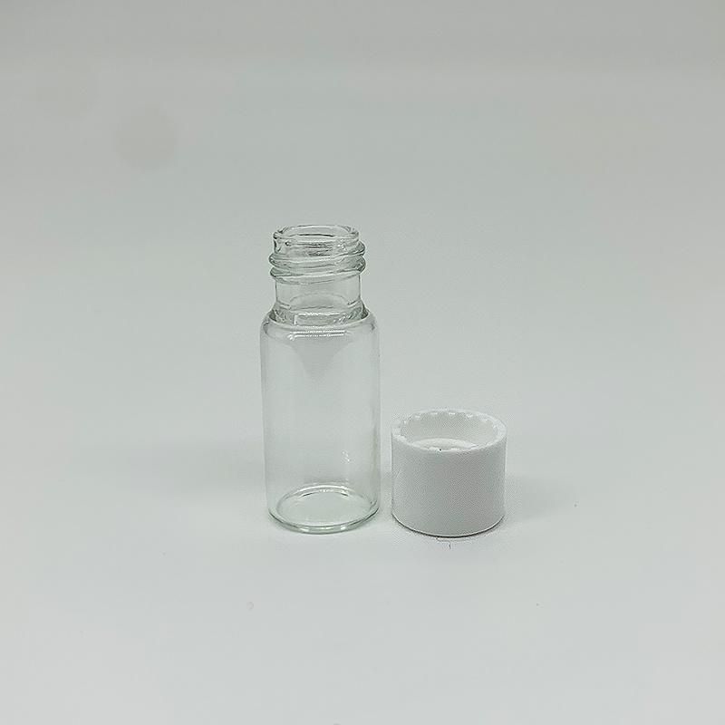 China Manufactory Cosmetic Glass Vial Bottle with Cap for Essential Oil Sample Bottle