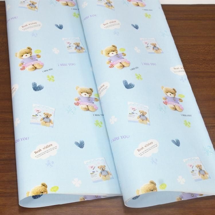 80GSM Custom Design Lovely Wholesale Christmas Gift Packaging Wrapping Paper