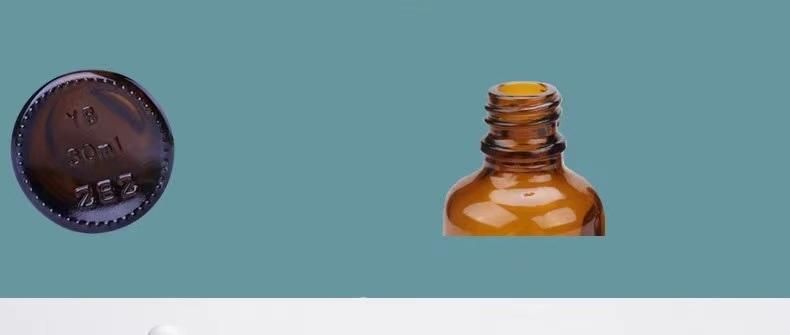 5ml 10ml 15ml 20ml 30ml 50ml 100ml Glass Essential Oil Bottle with Aluminum Dropper /Amber Cosmetic Packaging Bottles with Dropper