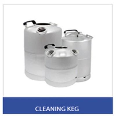 Stainless Steel 304 Cleaning Can with Two Spears Bar Accessories Brewing Keg Beer Line Cleaning Keg Distributor