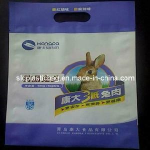 Lustreless Printed BOPP/PE Plastic Food Bag with Carrier