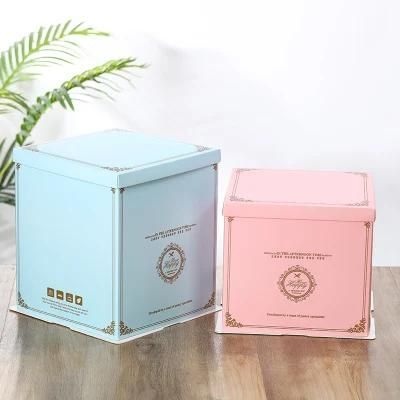 Wholesale Bakery Cake High Quality Packaging Transparent Cake Box